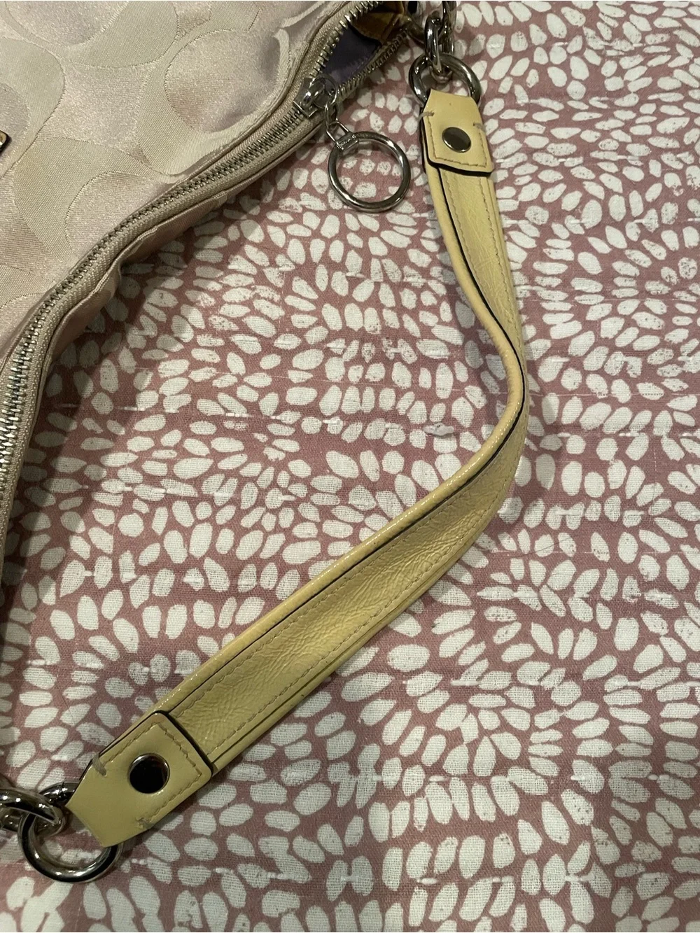 Coach Poppy Signature Double Pocket Hobo Bag - Picture 3 of 12